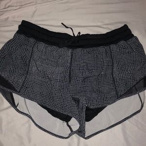 Hotty hot II lulu lemon shorts. Size 8.